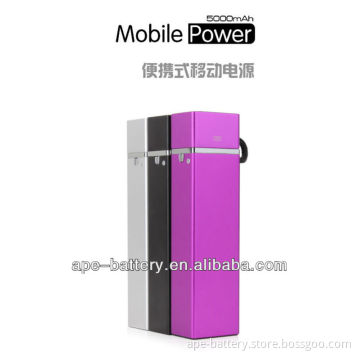 Lipstick Shape Portable External Battery Bank 5000mah